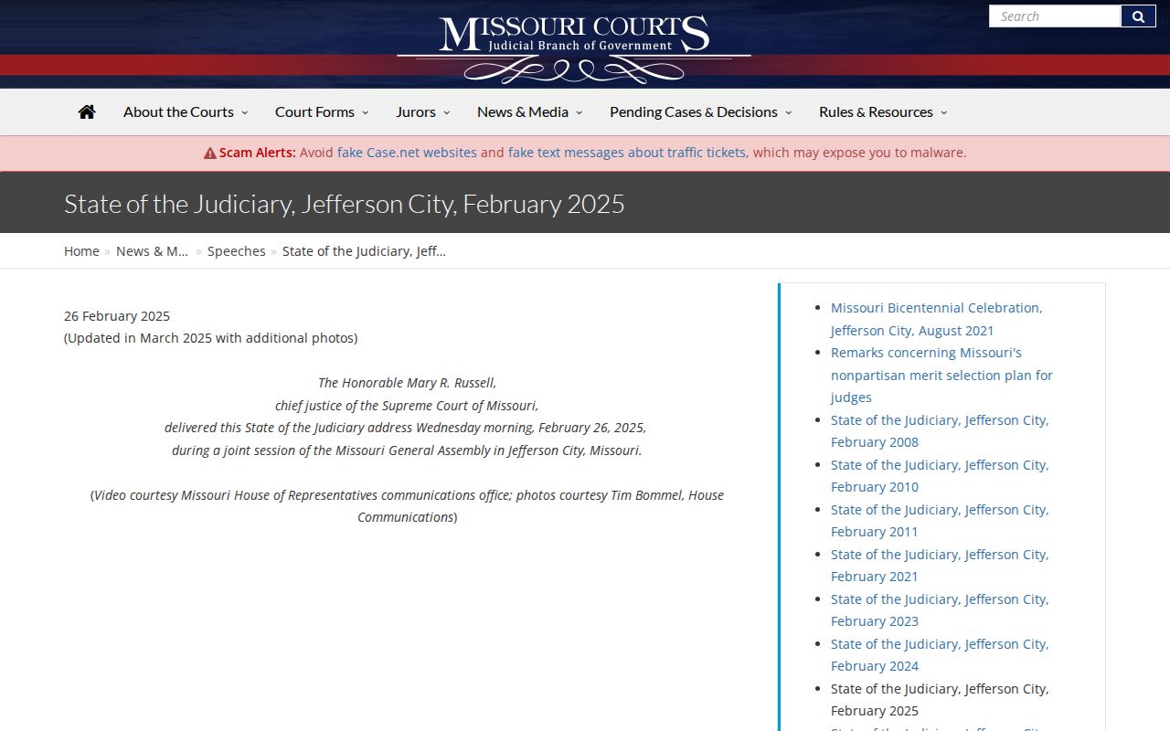 Audrain County court docket statewide Case.net access information